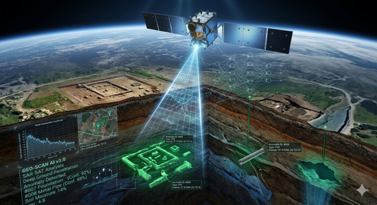 SAR & SAT: Η Δορυφορική “Όραση” του GeoScan AI v3.0 – Επανάσταση στην Γεωφυσική Έρευνα και Ανίχνευση Μετάλλων